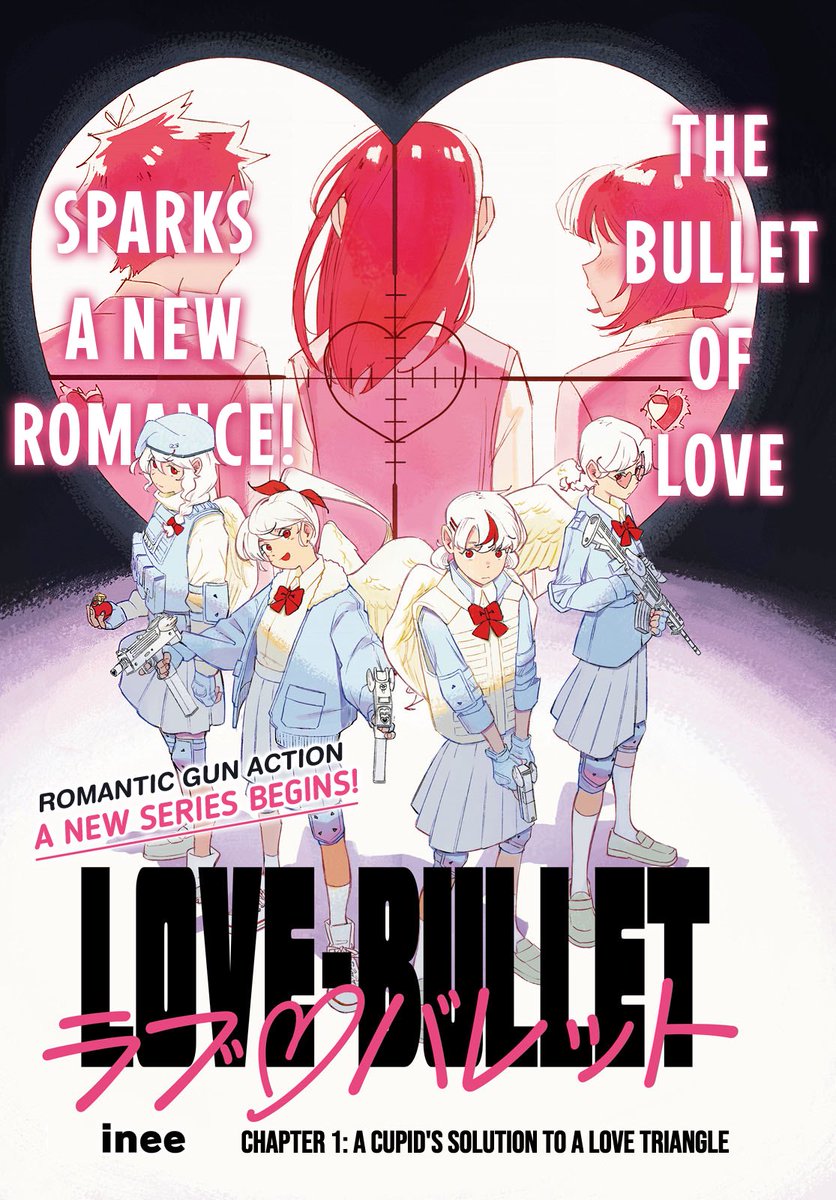 misteryurifag's tweet photo. Today I read the yuri Love Bullet. Currently three chapters translated! 

Girls who never fell in love in their human life are reincarnated as cupids, magical beings who make humans fall in love. When they do this enough times, they can return to being humans themselves. https://t.co/Y1vyE08SkX