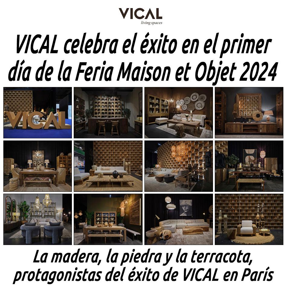 hosteleriaenvlc's tweet photo. VICAL CELEBRA EL ÉXITO EN EL PRIMER DÍA DE LA FERIA MAISON ET OBJET 2024
https://t.co/KMsOHlTfue
@vicalhome #vical #maisonetobjet #diseñodeinteriores #madera #piedra #terracota #naturaleza #innovacion #calidad #Outdoor #LujoNatural #ContractVical #VicalHome #HosteleriaEnValencia https://t.co/keq2coS0NF