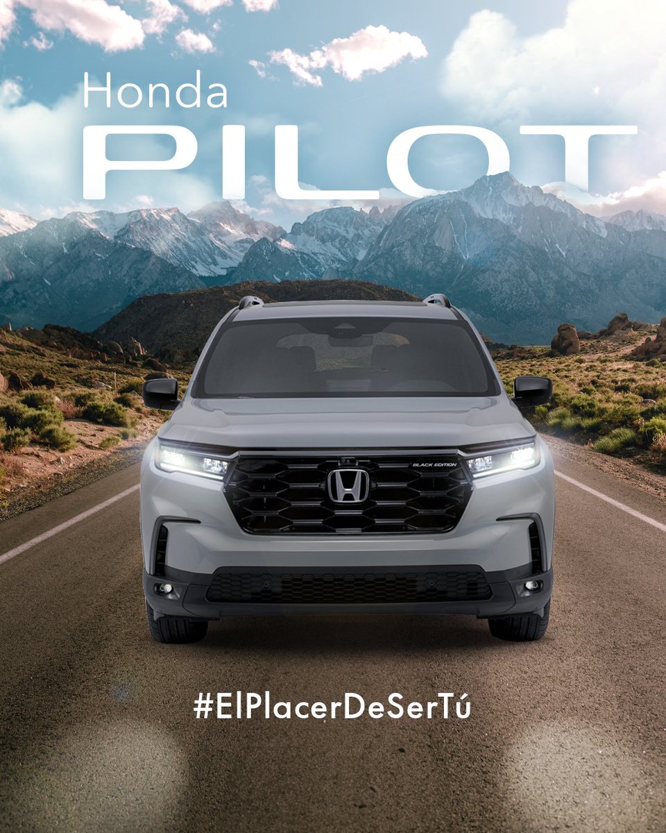 SuperAutosMX's tweet photo. Dicen que cuando tienes una Honda Pilot, los roadtrips se organizan solos. 🤩 #ElPlacerDeSerTú
 🩷 Si estás de acuerdo. https://t.co/TJQK2xsi3n