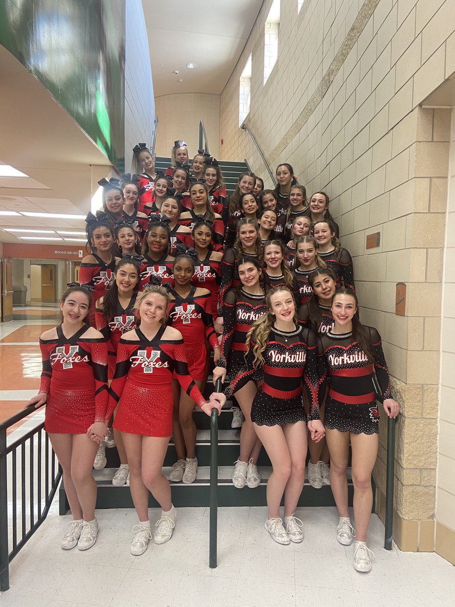 4th place in conference for JV and Varsity cheer! #gofoxes