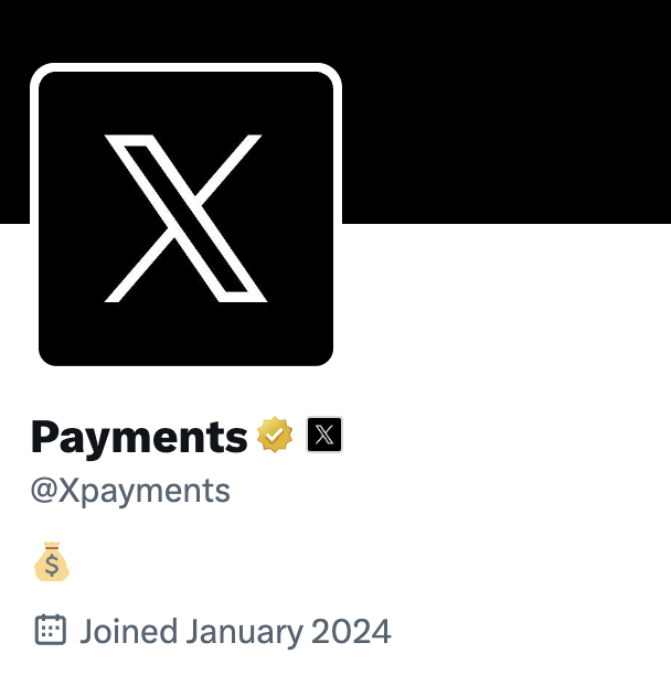 0xKeoni's tweet photo. @X launches @Xpayments account.  

 Is Crypto mass adoption coming? https://t.co/Zf6EtjJOly