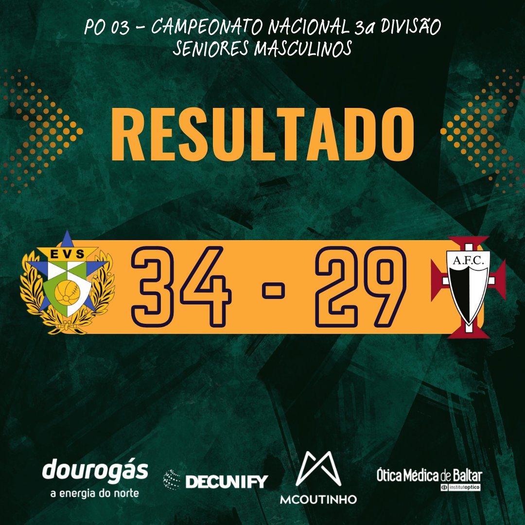 evs_andebol's tweet photo. Apoio: #dourogás, #DECUNIFY, #grupomcoutinho e #oticamedicabaltar
#andebol #andebolportugal #handball https://t.co/z16TO4HkLn