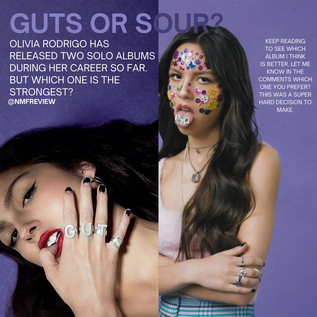GUTS or SOUR? Which album is better.

This was such a hard decision to make as they are both such good albums? Let me know in the comments which album you prefer?💜

🏷️: #sour #guts #oliviarodrigo #music #album #albumreview #OR #nmfreview #review #vampire #badidearight
