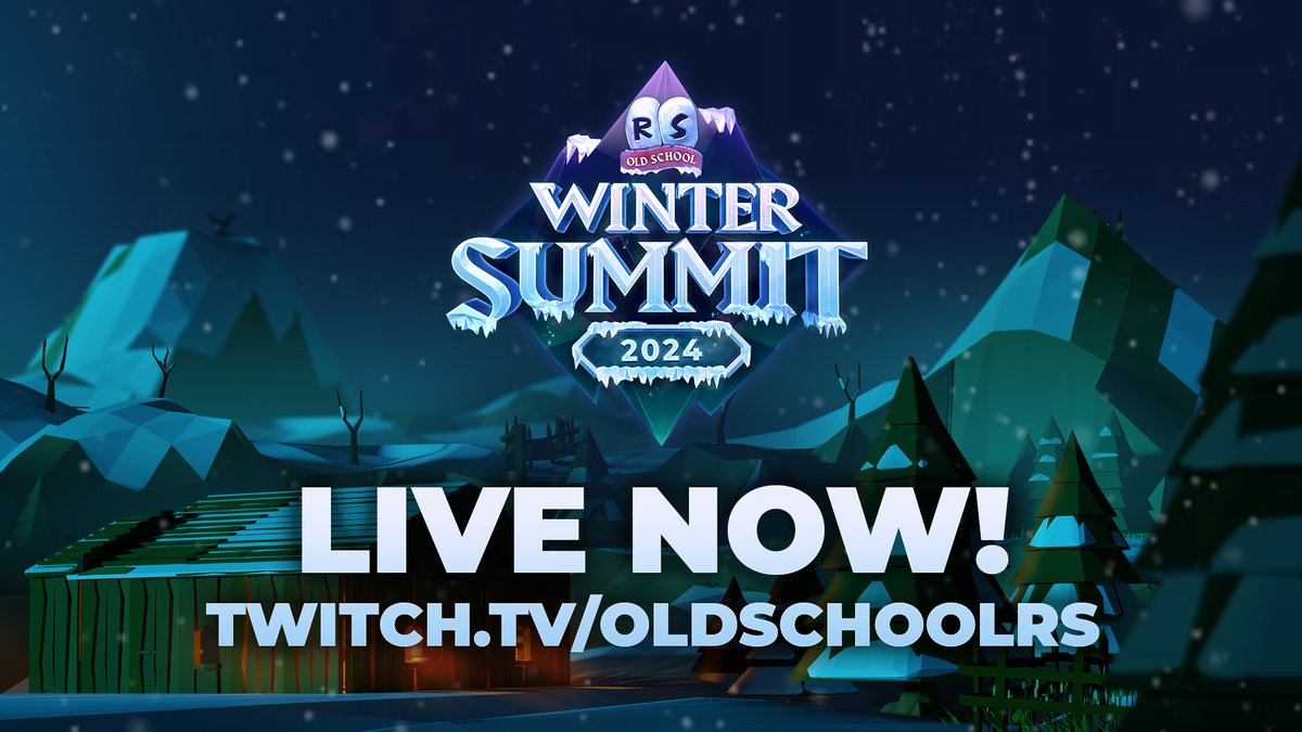 OldSchoolRS's tweet photo. π΄ THE WINTER SUMMIT IS LIVE NOW! π΄
βοΈ Grab your hot cocoa and get ready to kick off the year with a bunch of reveals and breakdown of what you can expect for the first half of 2024!
π£ Make sure to use #OSRSSummit to share your reactions!
πΒ https://t.co/VWsddktRLm https://t.co/mdaJ8YnhD1