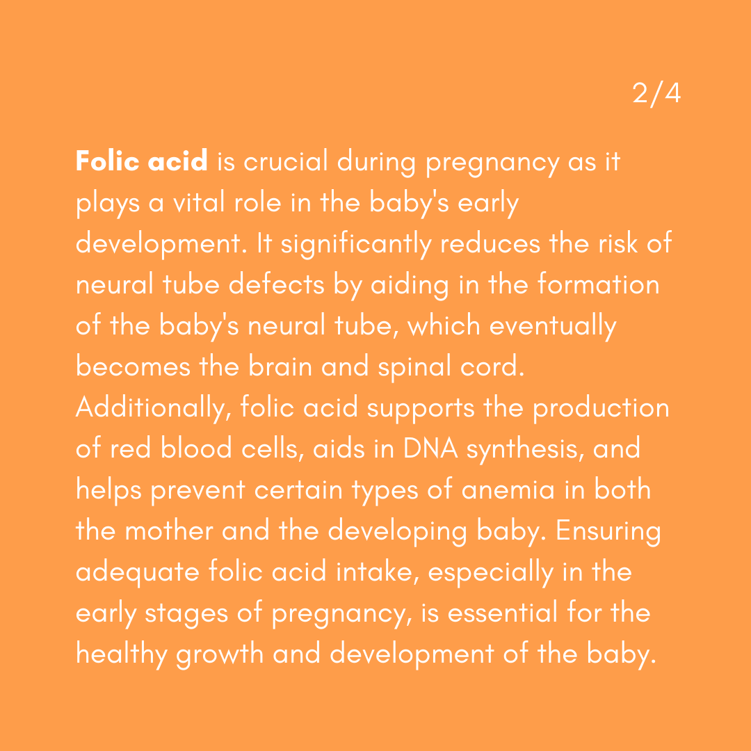 HerHealthFirst's tweet photo. Did you know? Folic acid is a superhero for your baby's development. From the first weeks, it plays a key role in preventing birth defects. Load up on leafy greens, fortified cereals, and beans to give your little one the best start.

#folicacid #prenatalnutrition https://t.co/8q1UDXMLey
