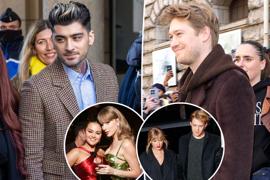 Taylor Swift’s ex Joe Alwyn makes rare appearance at fashion show alongside Selena Gomez’s rumored ex Zayn Malik trib.al/d6xgU3b