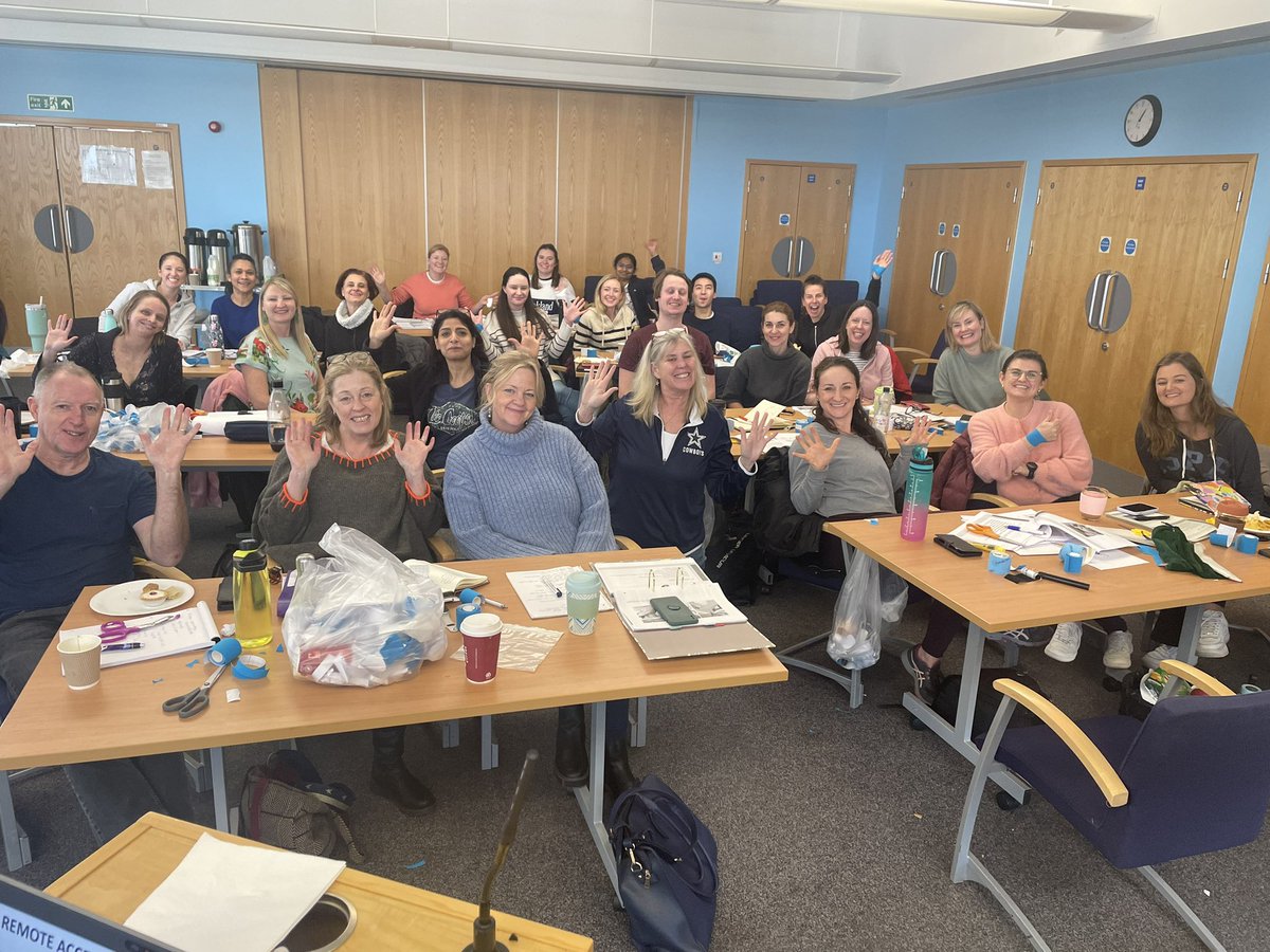 OThandtherapist's tweet photo. We had an absolute blast @UHSFT hosting Alison Taylor @TaylorT72414759 all way from Texas to do two very intensive days on treating the upper limb without pain. Amazing to have a whole room of hand therapists so enthusiastic about improving patients care ❤️ https://t.co/A47I7ONwBB