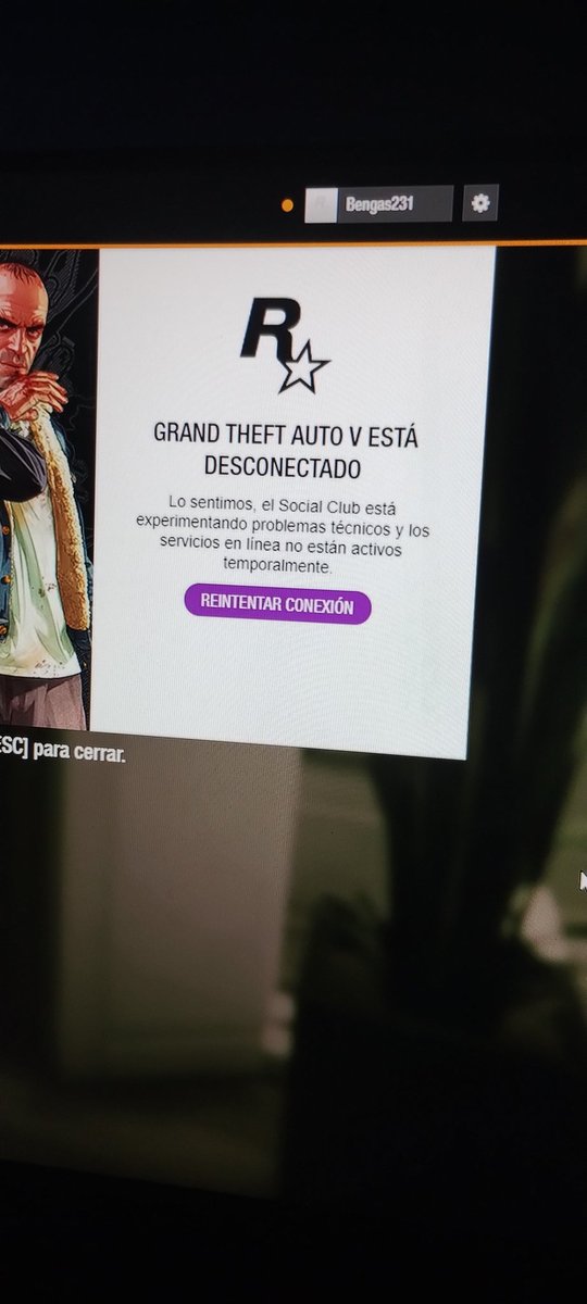 TheKilleer44's tweet photo. @RockstarSupport 

What do I do if I get that?
I have a good connection but I don't know what to do https://t.co/g62Rr75kZb