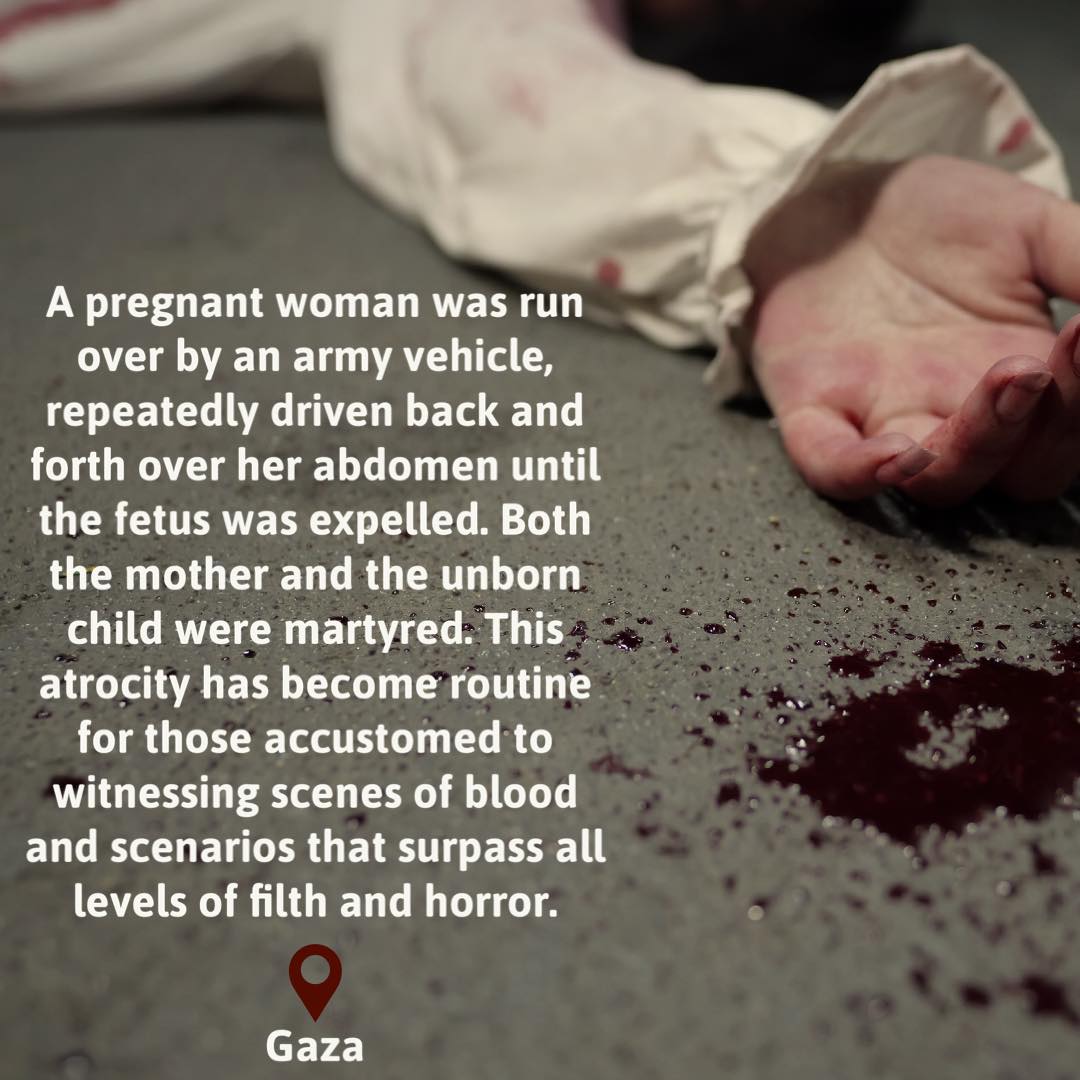 Free_Voice_23's tweet photo. It ran over a pregnant woman
خبر دهس المرأة حامل بجيب من قبل جيش الاحتلال الي ضل يقدم ويرجع على بطنها لحد ما طلع منه الجنين واستشهدت الأم والجنين)، مر مرور الكرام على الناس الي اعتادت مشاهد الدم والسيناريوهات الي فاقت كل مراحل

القذارة والبشاعة https://t.co/WNEUzxYvzW