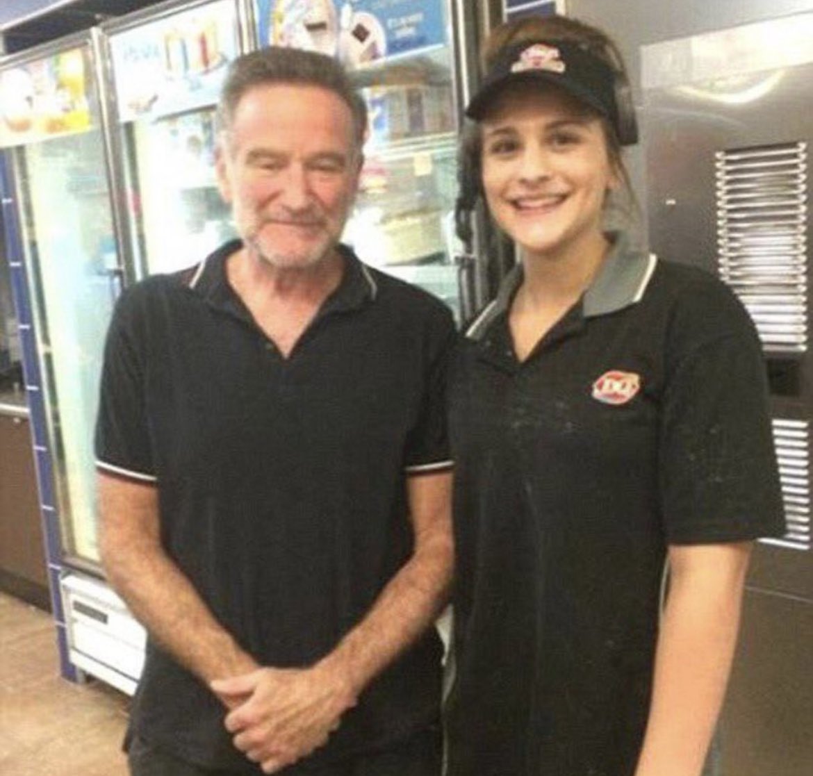 One of the last known images of Robin Williams taken before he tragically ended his own life.