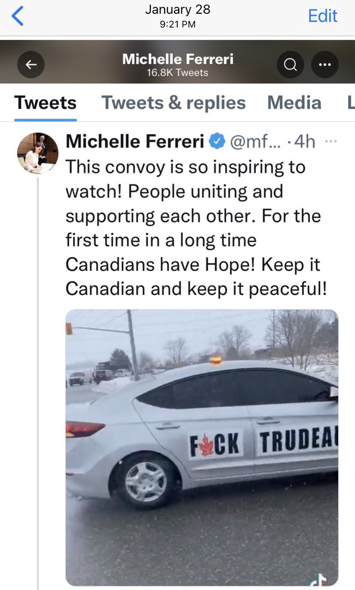 No thanks, #MF. Look at the pic to see your kind of hope. 
Let’s go back to MPs who didn’t lie, grift, spew hatred, try to spread Covid to seniors, to school lunch programs, dental benefits, child care…to life without your BS. 
🤦‍♀️👿🫠
#NobodyCanTrust MichelleFerreri