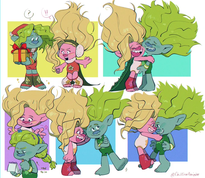 some Viva and Clay  #TrollsBandTogether