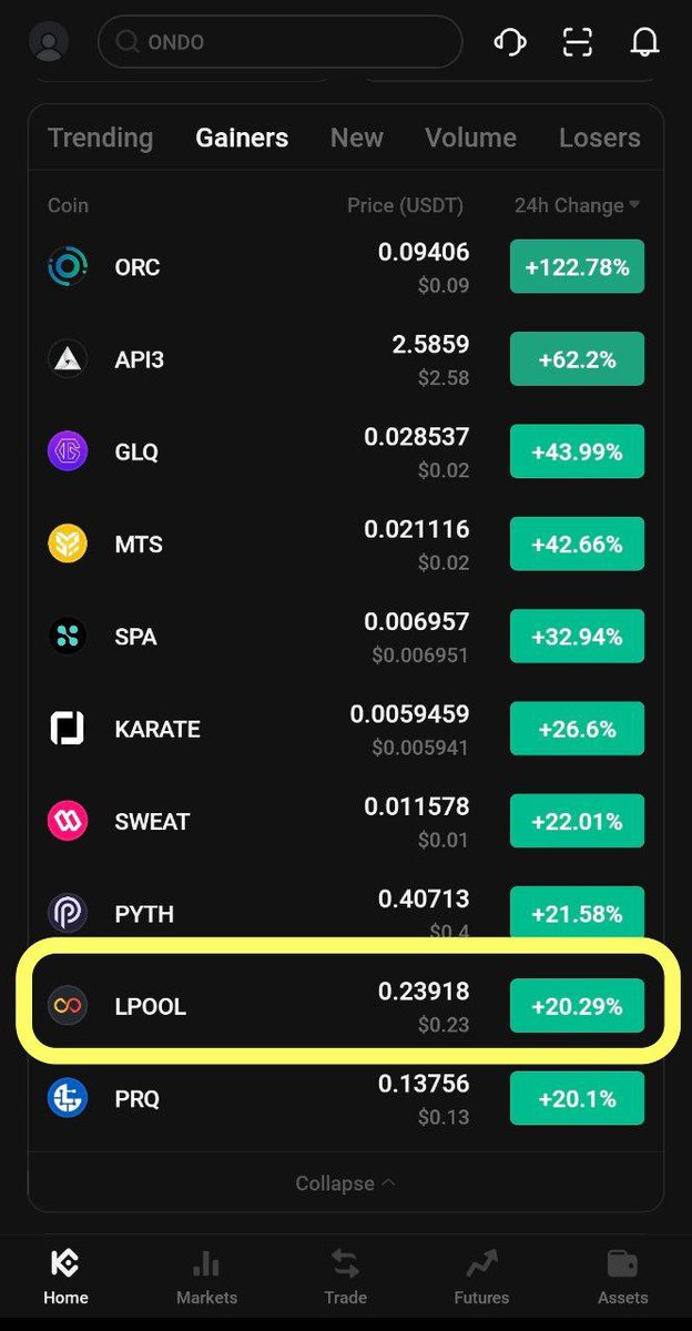 Crypto_Minhas's tweet image. $LPOOL 26% ✅😇🤝🏻 enjoy ❣

#LPOOL also joined in Top Gainers at #kucoin 🚀

told u never doubt my calls ever amd u will be rewarded 😇🤝🏻

Be ready for the next best signal🔥

Must Follow &amp;amp; Retweet for next best setu🚀

#binance #btc #bitcoin #etf #ORC #API3 #STND #SPA #PYTH