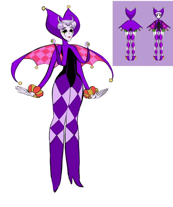 I couldn't quite capture the unique proportions of this design but this is my best take on it as a little sketch break. Based on  's OC. :D