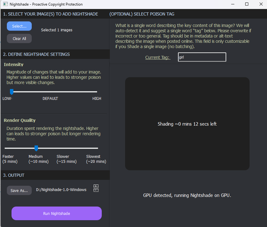 「nightshadeを試しました ・glazeと同じ使用感 ・glaze同様GP」|工面ボードのイラスト