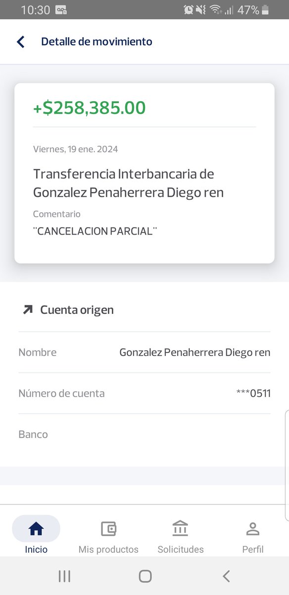 RenatoGP75's tweet photo. 🚨 Denunció públicamente que hace momentos al revisar mi cuenta de ahorros me aparece una transferencia de más de 258.000 USD de una cuenta supuestamente a mi propio nombre. Jamás he poseído tal cantidad de dinero  @FiscaliaEcuador @PoliciaEcuador y realizaré las denuncias. https://t.co/YlqQwEtHWq