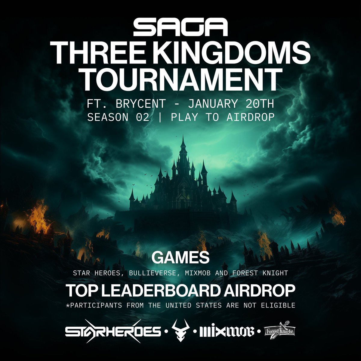 BeyondPlay_ai's tweet photo. ⚡️ $Saga #PlayToAirDrop tournament goes live in 15 mins 🎮
Only 12 hrs to top the leaderboard and top 25 will be eligible for a $SAGA Airdrop!
Join here 👇
https://t.co/uKNHqKNh6x
If you played in previous Necrodemic tournaments you need to download the new game build. https://t.co/xrF1xJhnfv