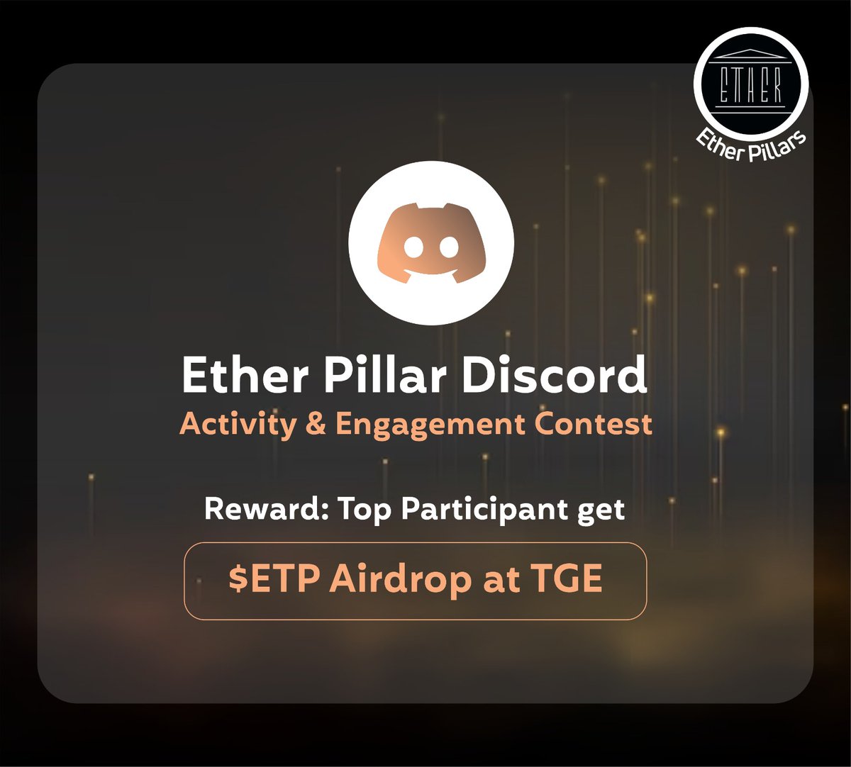 DISCORD ACTIVITY AND ENGAGEMENT CONTEST

We're excited to announce Discord Activity &amp; Engagement Contest, and we want you all to be part of it. It is nothing really serious, just think of it as a playground where you'd have all the fun with the community members and the