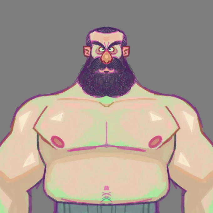 My brain has been so drained lately, I've been relying A LOT on the symmetry tool to doodle things this month 