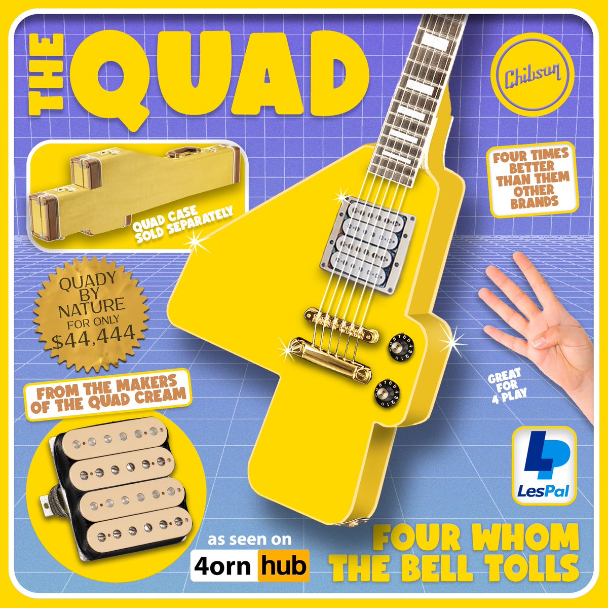 Quad Gave Rock N Roll To You

#chibson #chib #thequad #quad #four #guitar #number #gear #guitarist