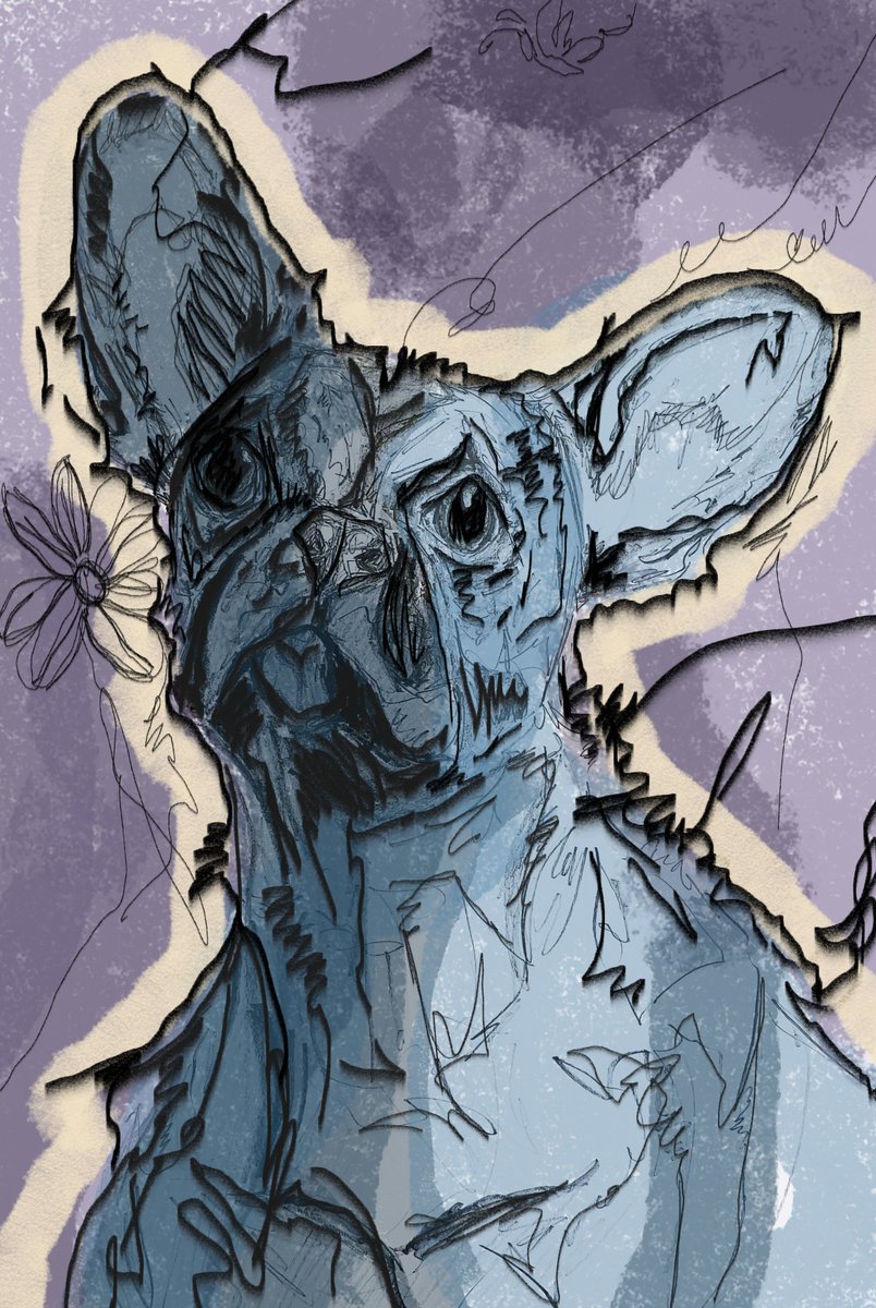 🐾new puppy alert🐾
let's add some flavour this time🎨
🖍️objkt.com/tokens/KT1TpMy…
#Sneketoshi #CollectingTogether  #FlowFrenzNFT #jasminart