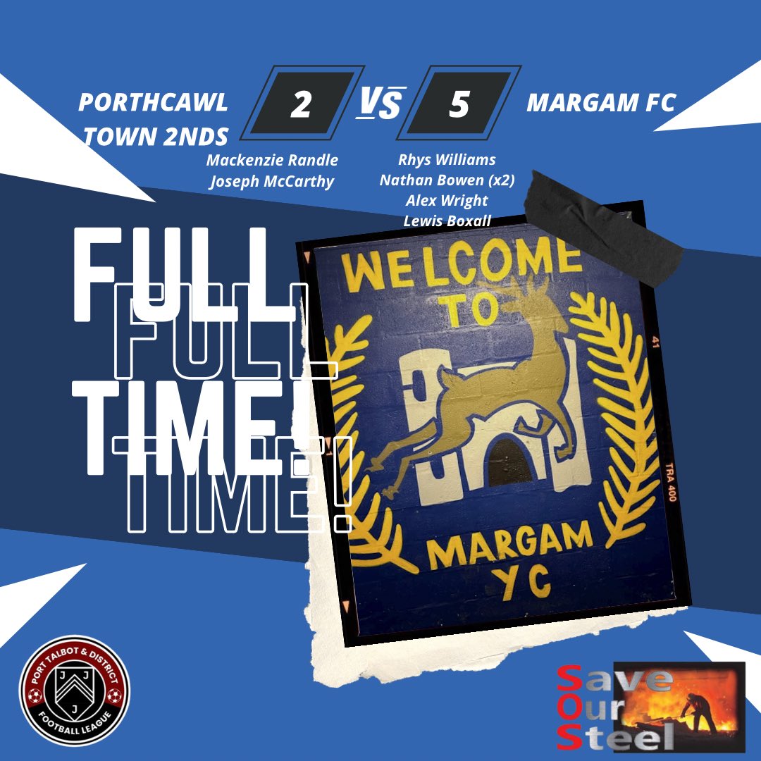 FcMargam's tweet photo. 3 points for the Stags as we run out comfortable winners down Locks Lane.

9 wins in 10 league games. Great effort so far from the boys &amp; we’re all determined to keep it up for the remainder of the season. Onto the next!

Best wishes to @PorthcawlTownFC 2nds 🦌

#VIVAMARGAM https://t.co/W5Gnj91LB2