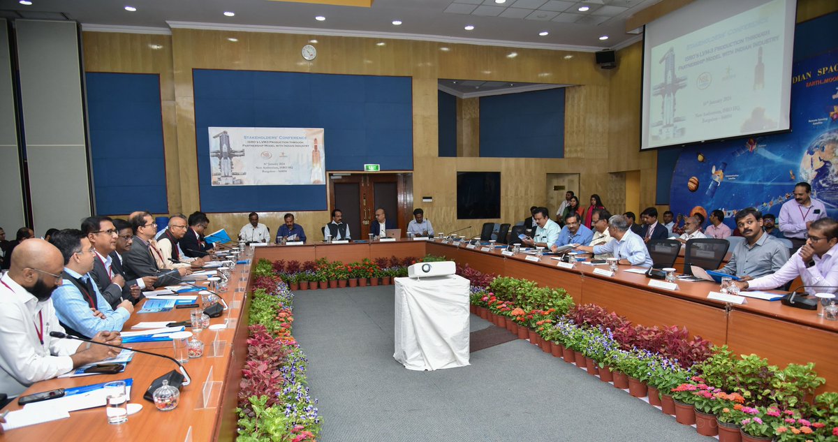 NSIL & ISRO convene Stakeholders’ Conference for manufacturing #ISRO's Heaviest Launcher LVM-3, under a PPP partnership with Indian Industry nsilindia.co.in/news-details/6…