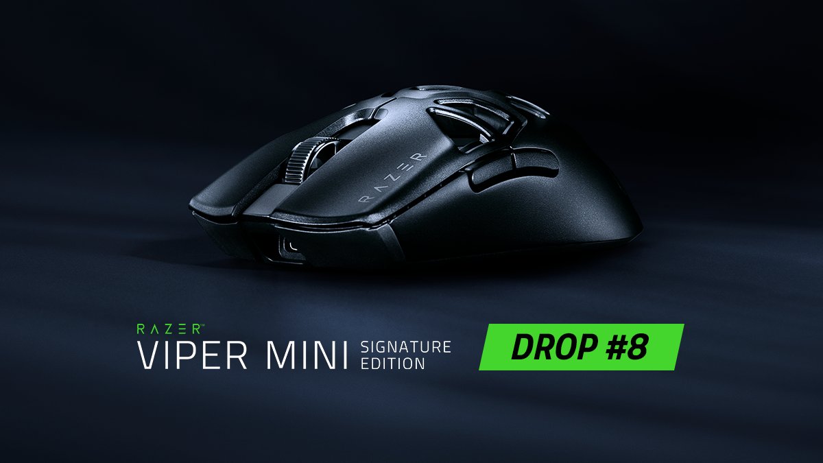 Drop #8 of the Razer Viper Mini Signature Edition is now live! Don 