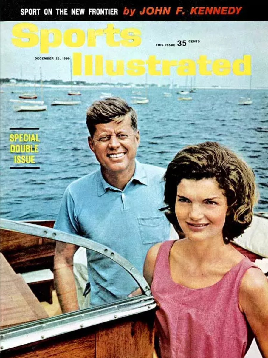 PrezWisdom's tweet photo. RIP SPORTS ILLUSTRATED
John F. Kennedy πΊπΈ was the first President to be on the cover of Sports Illustrated (1960) - which made its debut in 1954
#POTUS
@SInow @JFKLibrary
#RIPSportsIllustrated
#RIPSI https://t.co/Ri5zmWMi43