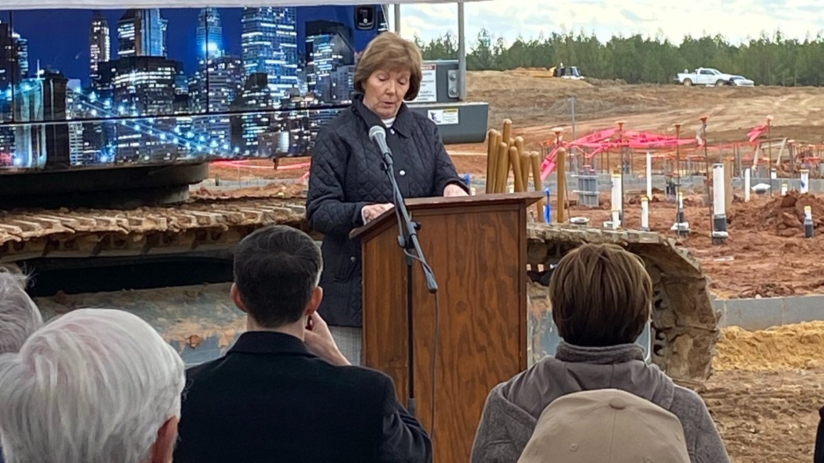 WakeGOV's tweet photo. It's official! Big things are happening in @ToHollySprings 👀 

#WakeCounty leaders joined our local partners yesterday afternoon to celebrate the groundbreaking for Fire Station 3. Construction is now officially underway! 👷 https://t.co/2tk1gdAIt2