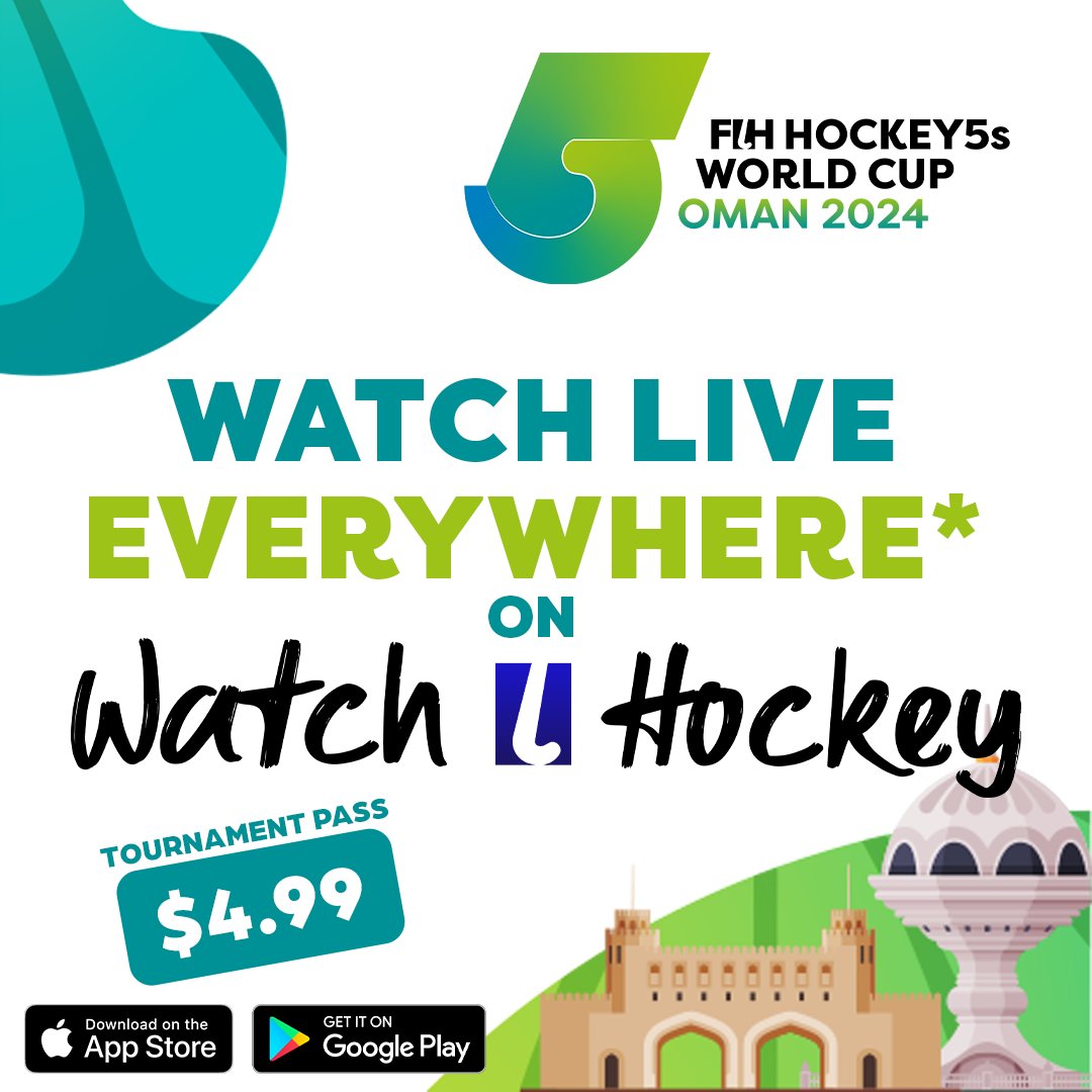 🏆 Moving on to the exciting Hockey 5s inaugural world cup in Oman. 🚀 A fast and high-scoring game - Who will be crowned champions of ❤️Hockey5s? watch.hockey