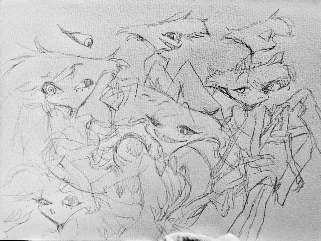 エンジェルダストは描きやすい!!まだ描きやすいほう!!!!!!! 