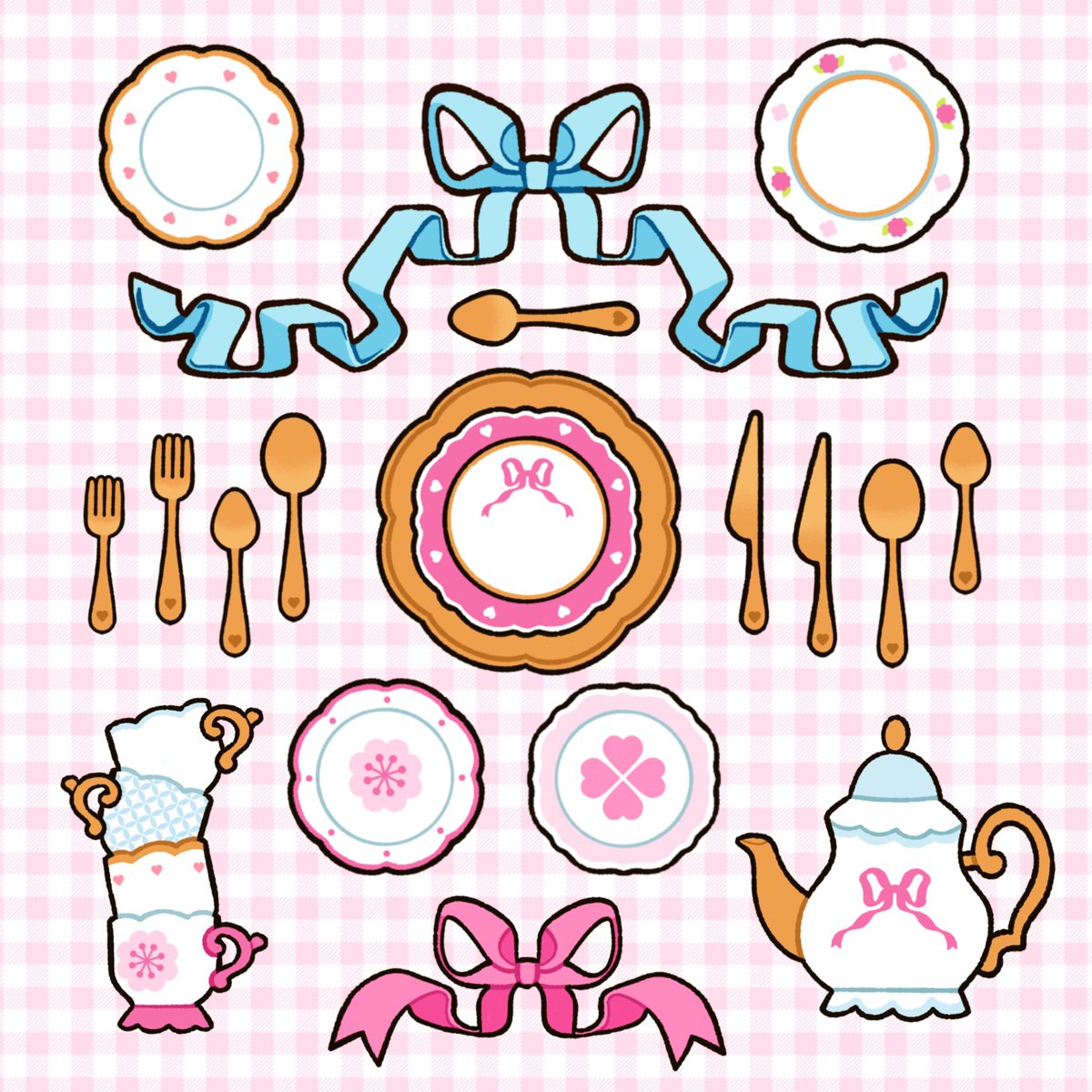 Let's set the table🌷🎂✨ 