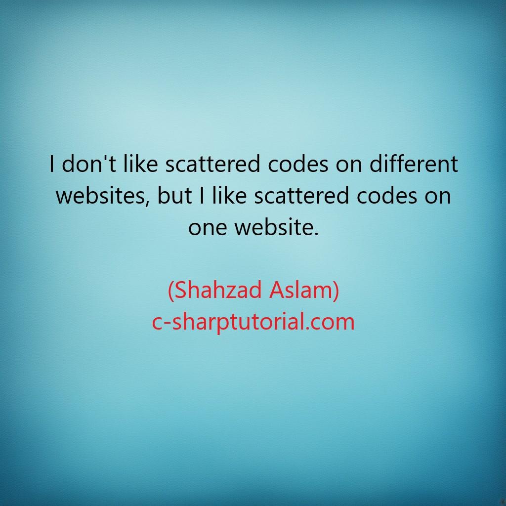 CSharp92827922's tweet image. Scattered Codes and UnScattered Codes