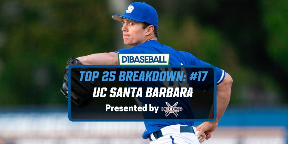 TOP 25 BREAKDOWN: No. 17 UC Santa Barbara @UCSB_Baseball has balance and a stout weekend rotation. For those reasons and more, lots of eyes are on the #Gauchos in '24. @Mike_Rooney w/ grades, breakdown and lineups. READ: d1baseball.com/season-preview…