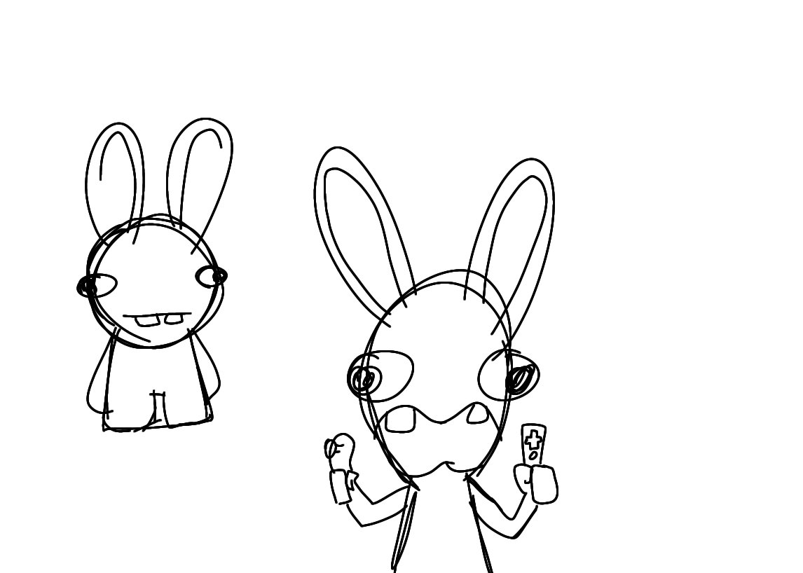 Bunnies doodles
#Rabbids #RavingRabbids