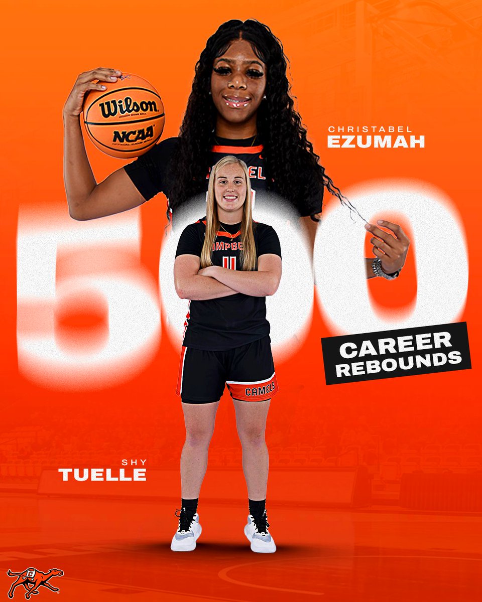 𝟓𝟎𝟎 𝐑𝐞𝐛𝐨𝐮𝐧𝐝𝐬 𝐂𝐥𝐮𝐛 💪

Both Christabel Ezumah and Shy Tuelle surpassed 500 career rebounds in last night's game!

#SweatAndServe | #RollHumps 🐪🏀