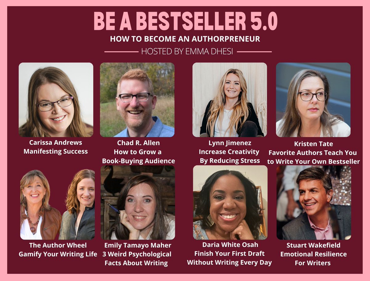It's not too late: Be A Bestseller 5.0 Masterclass Series is free until this Sunday! Make the shift from a hobby writer to a writer who sells books. Don't miss out on learning from 20+ experts. Access the 48 hour replay here: bit.ly/3u0b4p2