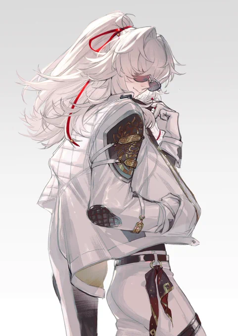 #HonkaiStarRail  #jingyuan #景元 I've designed another new outfit for Jingyuan, this time it's a leather jacket.