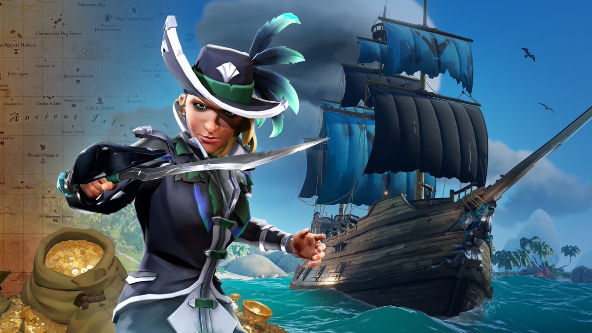 SeaOfThieves's tweet photo. Not grabbed your Nightshine Parrot Bundle via @XboxGamePass Ultimate Perks yet? Don't panic, you've got a bit more time - this avian-themed pack is now available to acquire until February 19th! More info here: https://t.co/8QShIQYjLK https://t.co/BcLoTp4Ooa