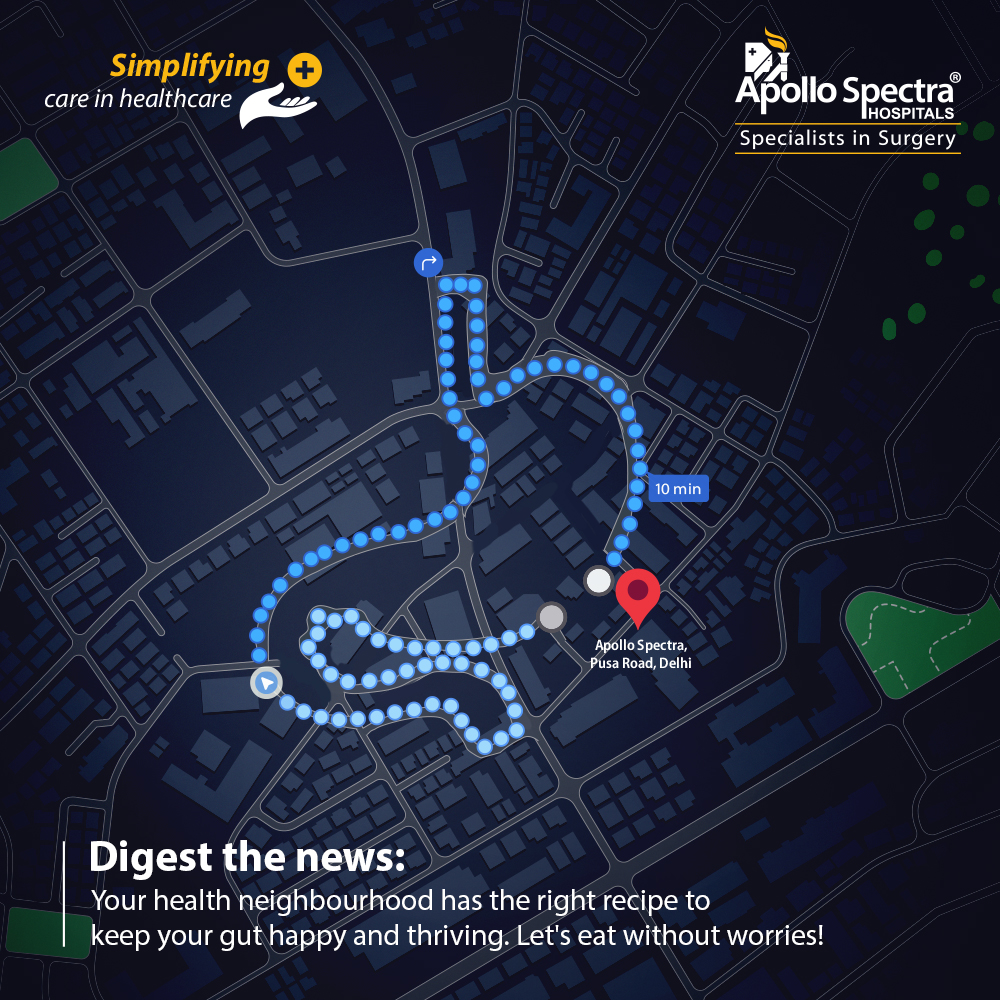 apollospectra's tweet image. Delve into a wellness expedition with our expert-led gut health solutions. Your digestive wellness is our priority. 🥗👩‍⚕️

Come visit at:
Apollo Spectra Hospitals at No. 3, Pusa Road, Metro Pillar #77, Karol Bagh, New Delhi – 110005.

#GutHealth #Delhi #PusaRoad #ApolloSpectra