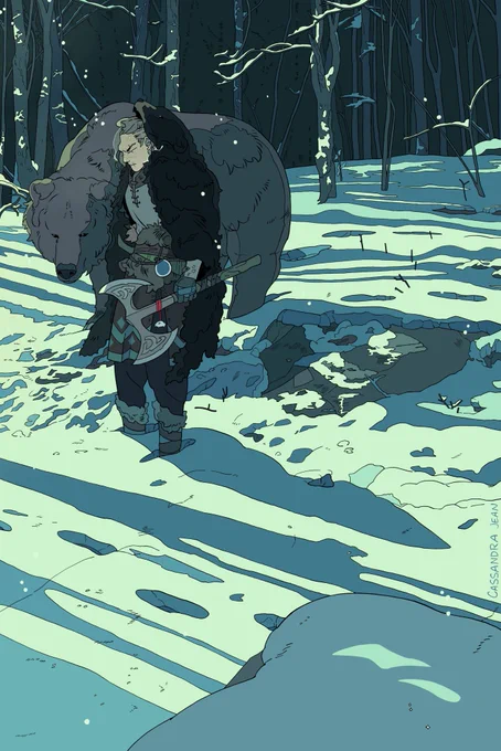  The Hunter : Part 1But what is he hunting? Its been snowing here a lot and my favorite thing is to go out in the morning and look at the animal tracks in the snow. 
