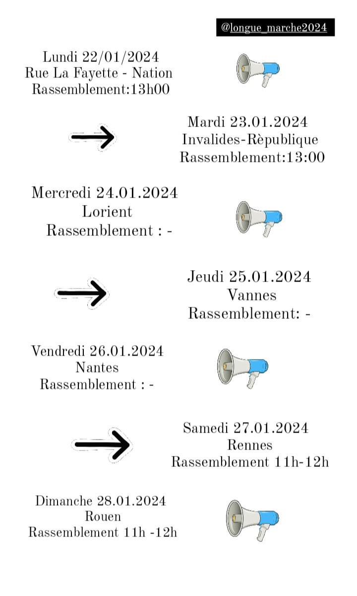 DengaAzadi's tweet photo. Voici plus de détails sur les rassemblements de chaque ville, comprenant la date, l'endroit précis et les heures connues des rassemblements.

Voir photos ci-dessous.

2/2 https://t.co/15mwiHXGVo