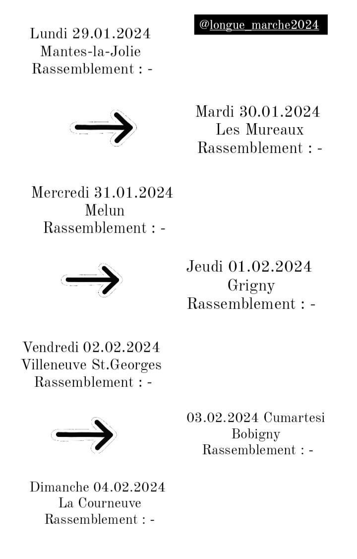 DengaAzadi's tweet photo. Voici plus de détails sur les rassemblements de chaque ville, comprenant la date, l'endroit précis et les heures connues des rassemblements.

Voir photos ci-dessous.

2/2 https://t.co/15mwiHXGVo