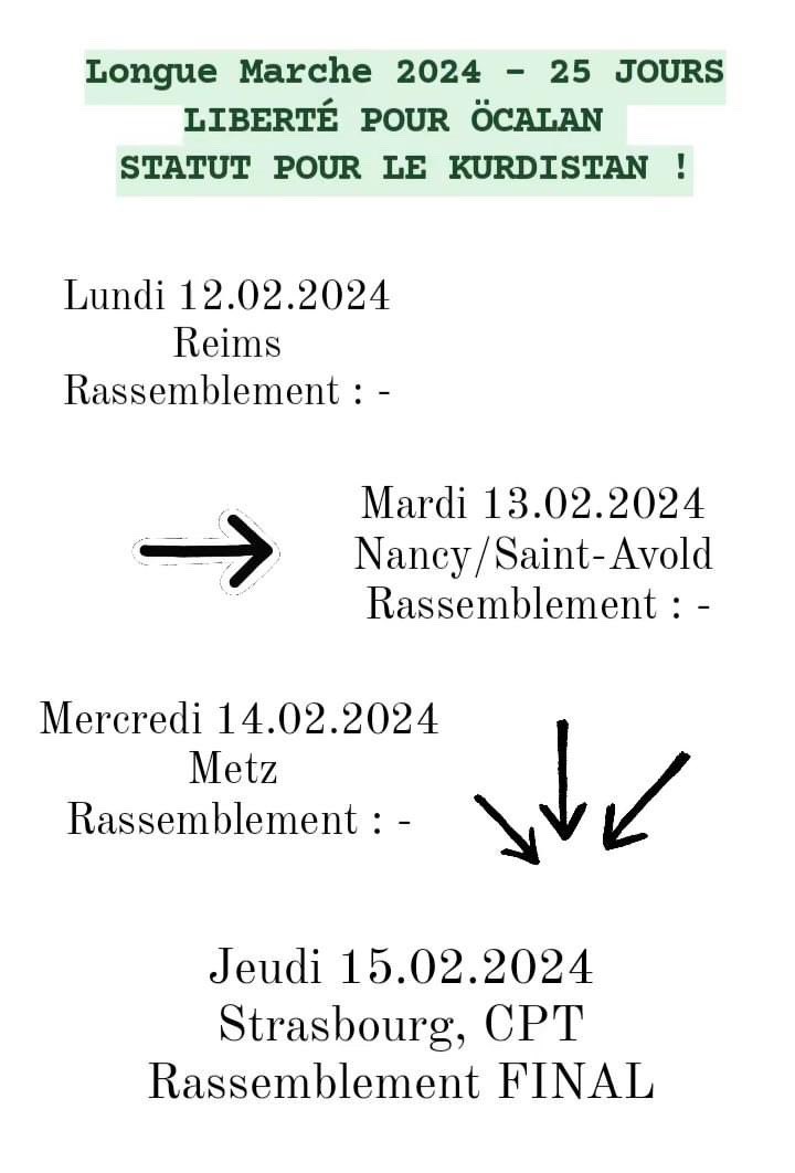 DengaAzadi's tweet photo. Voici plus de détails sur les rassemblements de chaque ville, comprenant la date, l'endroit précis et les heures connues des rassemblements.

Voir photos ci-dessous.

2/2 https://t.co/15mwiHXGVo