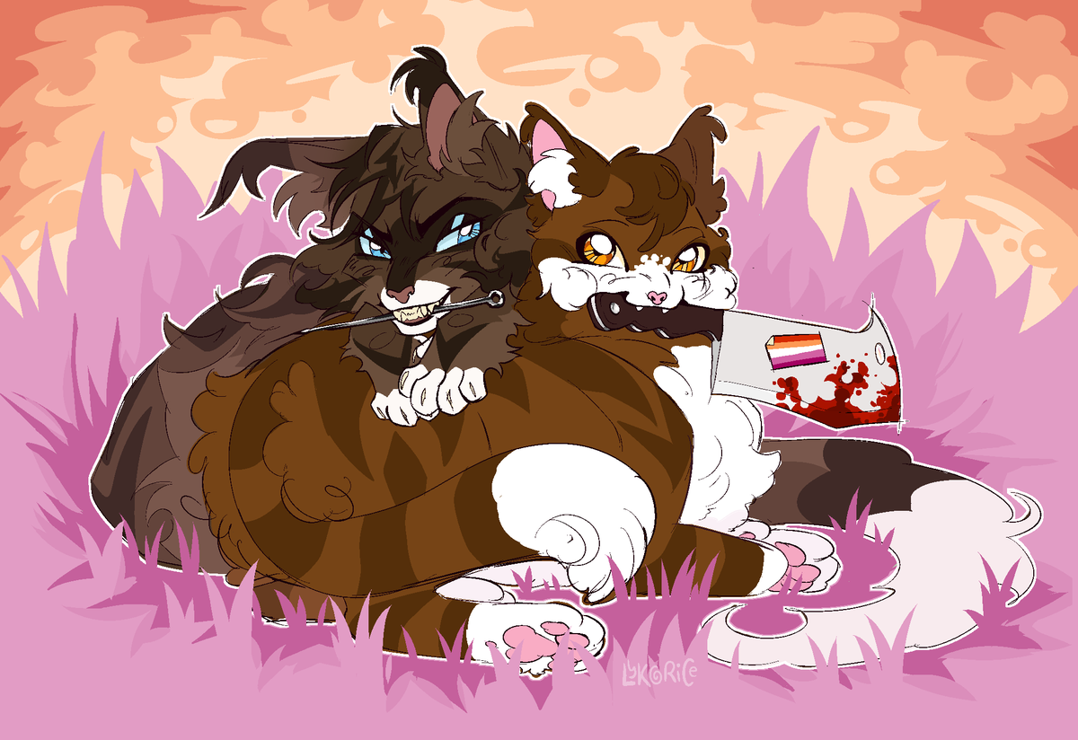 lykorice's tweet photo. WHO do you think gave leafpool her cleaver...? O.o https://t.co/jEGa2qzzhY