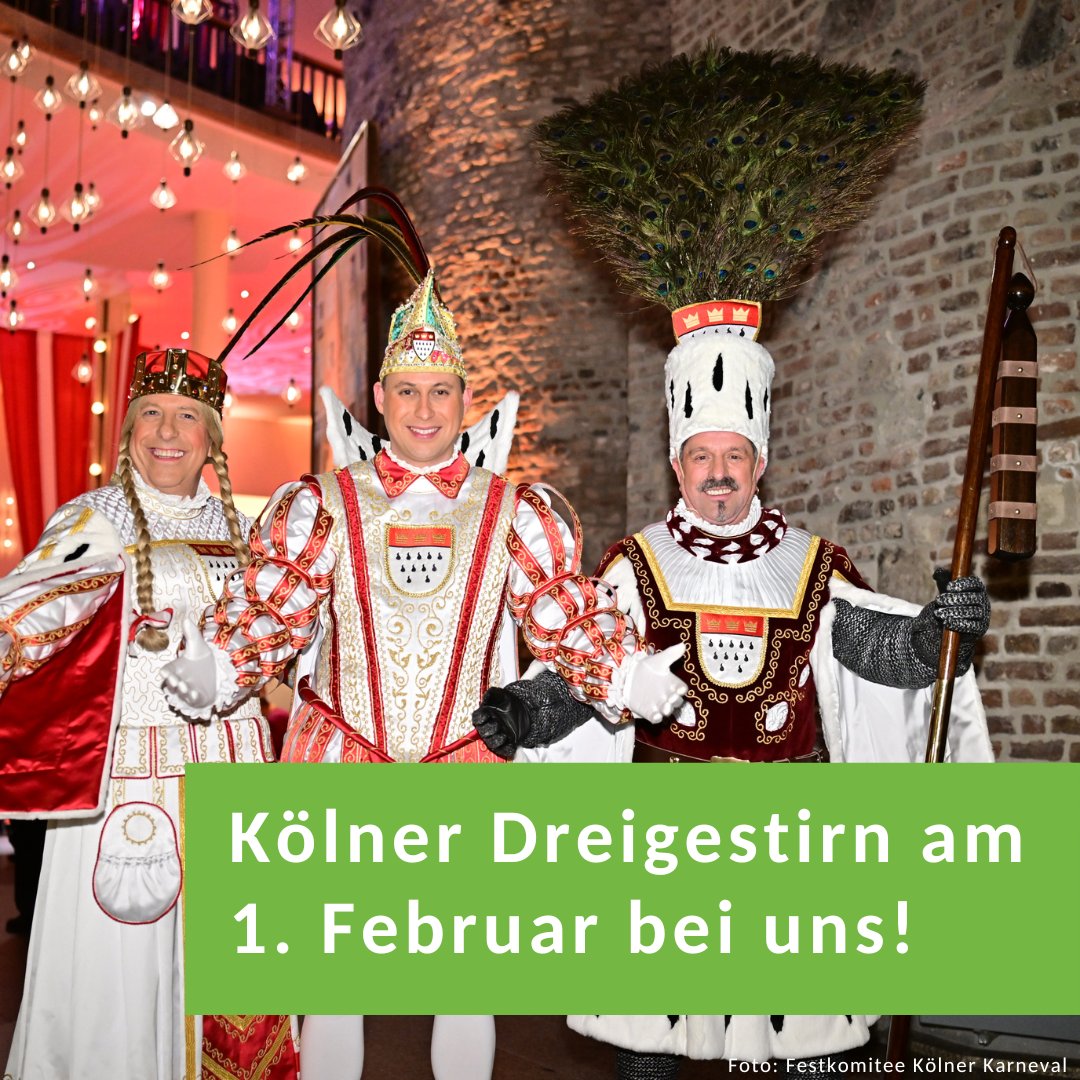 Darauf ein dreifach donnerndes #KölleAlaaf! Mehr Infos: vringstreff.de/dreigestirn-20… #teilhabe