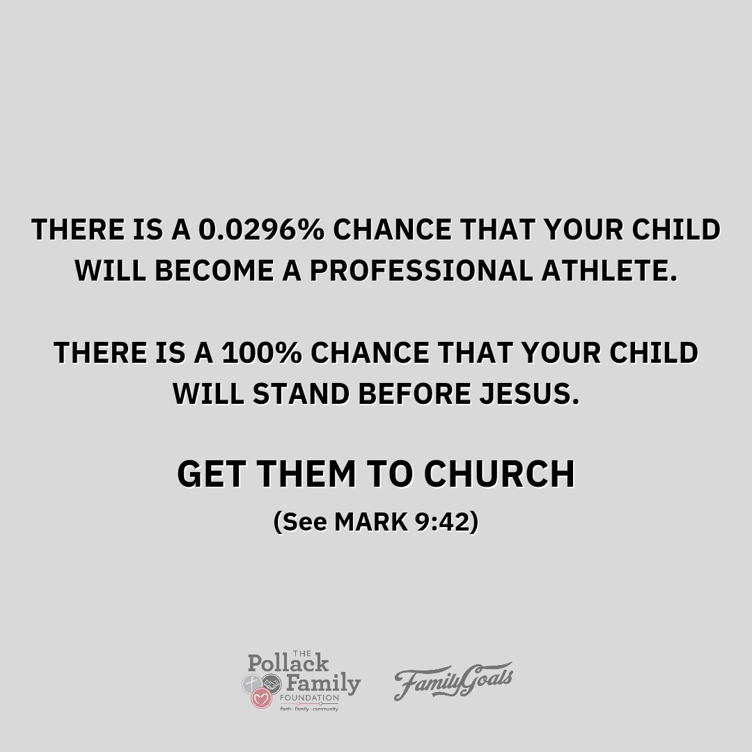 PRIORITIZE CHURCH OVER SPORTS.

 #LearningInTheJourney