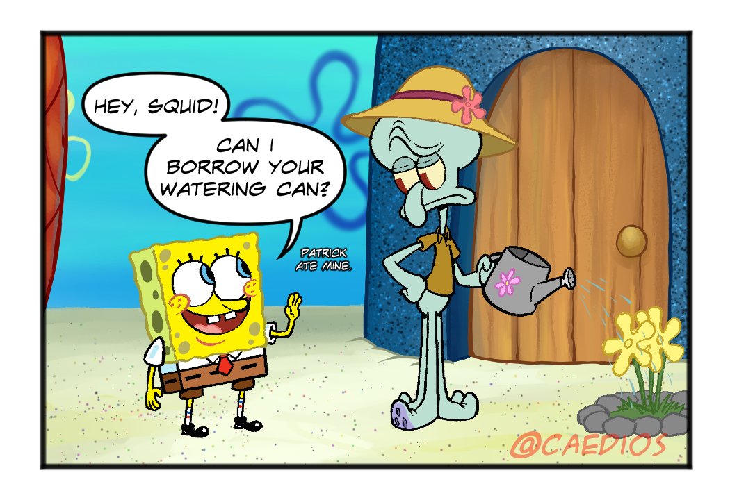 CaeDios's tweet photo. A sequel episode to Sailor Mouth where SpongeBob learns about "Flipping The Bird" #SpongeBob https://t.co/TJIllHb4ri