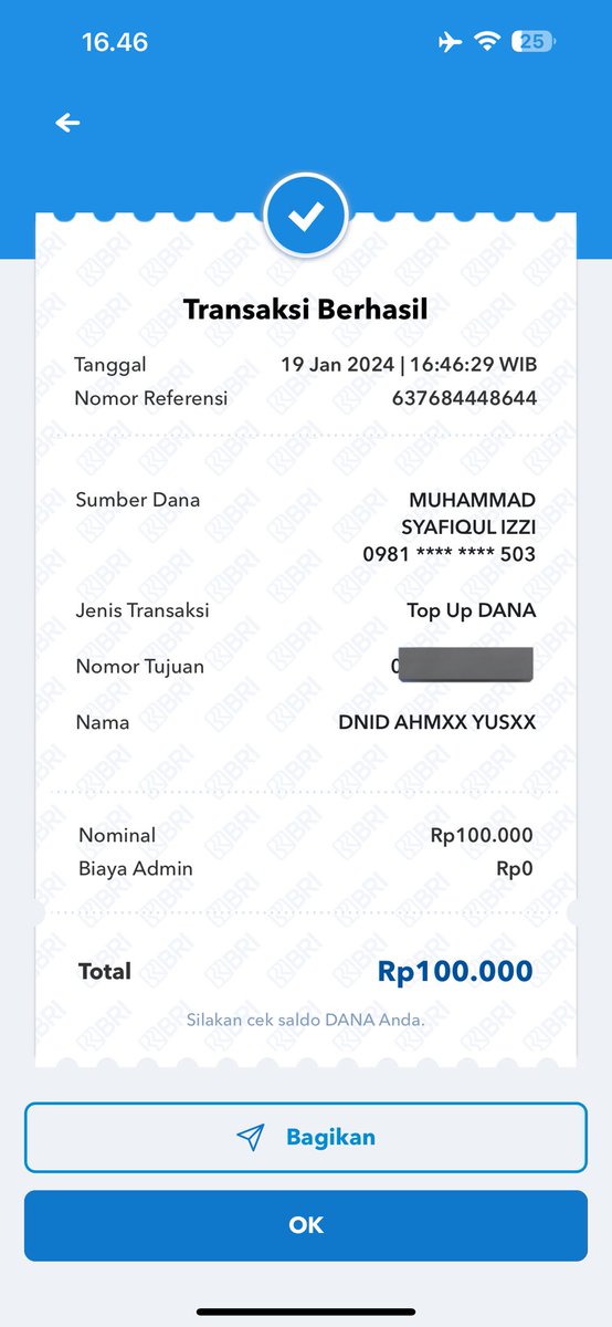ardiom31's tweet photo. #FyiFreen tf dana lebih mudah pake BRImo @BANKBRI_ID emg BRI itu selalu memudahkan nasabah✨ https://t.co/DgkhbKnmdL